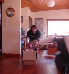 The upside of emptying boxes.