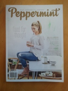 Here's Belle on the cover of Peppermint.